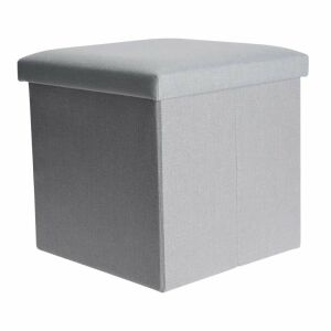 Skladacia taburetka s úložným priestorom - Storage Solutions®, krabicový typ, otoman, farba laku, 38x38x38 cm 119495550 - Nábytok