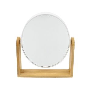 Овално огледало за грим, Eleganza, 15 х 18 см, бял цвят 119495586 - Козметично огледало и Комплект за нокти