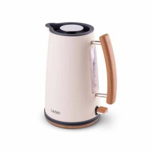 Fierbător electric Lauben Electric Kettle 17CR cu mâner aspect lemn - Fierbătoare, Sandwich-maker, Blendere, Prajitoare de paine și Storcatoare de fructe și legume