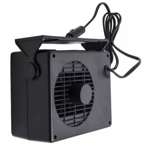 Autós fűtő és ventilátor, 2 az 1-ben, 12V, 300W, PTC kerámia, fekete - Autós ventilátor