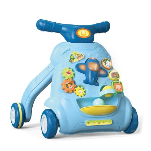 Pepita FLY Interactiv Walker cu efecte sonore și luminoase, albastru