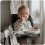 Baby eating in Nukido Elite High Chair