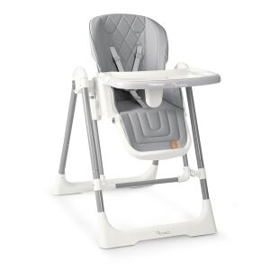 Nukido Elite Grey High Chair, modern design - High Chair