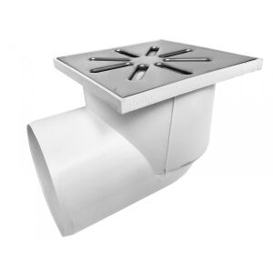 Wasserabsorber Seite 110 mit verzinktem Gitter 15x15cm 119505039 - Abflussfilter