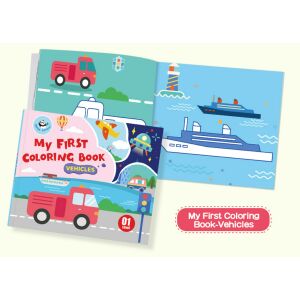 Panda Juniors színező - Járművek