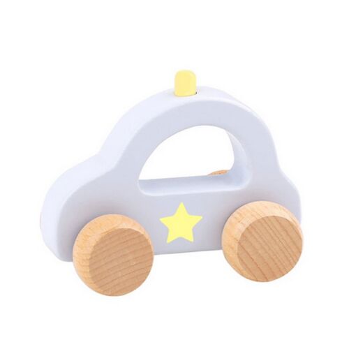 Színes fa rendőrautó  - Tooky Toys 119523014
