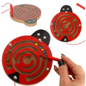 Mágneses golyóvezető játék - katicás