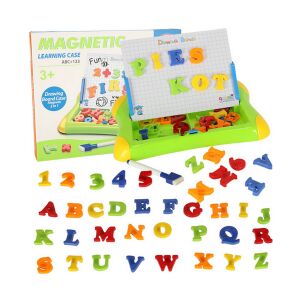 Mágneses betű- és számkirakó tábla