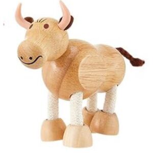 Montessori natúr fa játék - bika