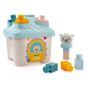 Készségfejlesztő formaválogató házikó 11 db - os