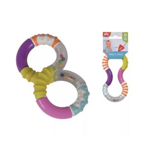 ABC csavargatható csörgő és rágóka - bébijáték