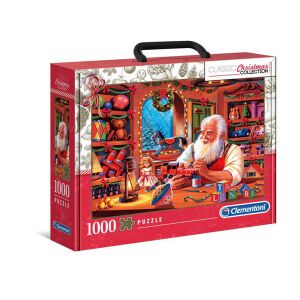 Clementoni 1000 db-os puzzle - A Mikulás műhelye