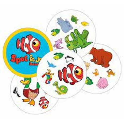 Spot It Dobble - társasjáték a figyelem fejlesztésére - Állatok kék