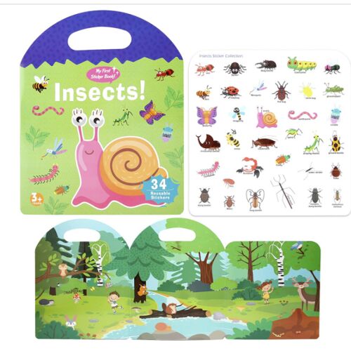 Első matricásfüzetem  - sorozat (fejlesztő játék) - A mező állatai 119523469