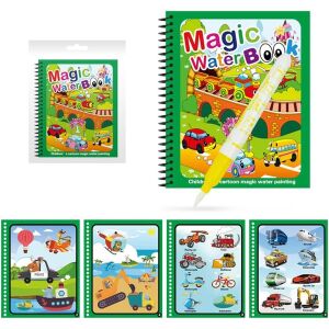 Vizes kifestő - Magic Water Book-Járművek