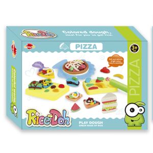 Rizs-gyurma   - kreatív gyurmakészletek - Pizza készítéséhez