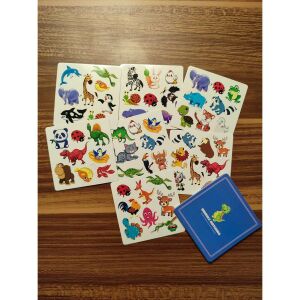 Gyorsasági figyelemfejlesztő kártyajáték a Dobble játékok mintájára - Állatok