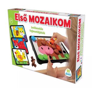 Első mozaikom - Beillesztős fejlesztőjáték - Állatok a ház körül