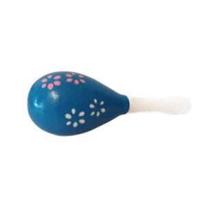 Fa rumba tök - kicsi - kék fehér és rózsaszín virágokkal