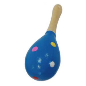 Fa rumba tök - kicsi - kék színes pöttyökkel