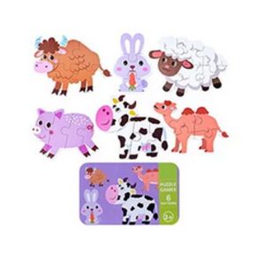 Baba oktató puzzle  - Farm állatai