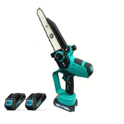 THO 36V Akkumulátoros Láncfűrész 2 Akkumulátorral, 8 hüvelykes, Automata Olajozással