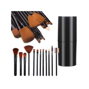 Set profesional de pensule de machiaj, 12 bucăți 119539842 - Frumusețe și sănătate