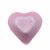 Talerz szklany w kształcie serca 15 cm w kolorze różowym z brokatem 119545179