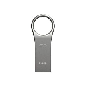 Silicon Power Firma F80 64GB USB 2.0 Pendrive - Szürke és Ezüst - Pendrive