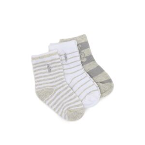 Polo Ralph Lauren 3 darabos babazokni szett, 0-6 hónapos, csíkos mintával - Baba & Gyerek divat