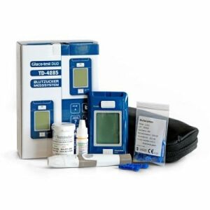 Gluco teszt duo glükométer, Aristo Pharma, Starterset Mg/DL 119551710 - Vércukorszint mérő