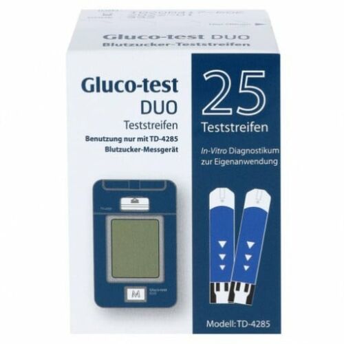 Glükóz tesztek GLUCO TEST DUO, Aristo Pharma, 25 db 119551742