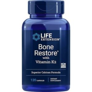 Bone Restore with K2 vitamin, Life Extension, 120 kapszula