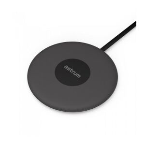 Astrum CW240 10W vezeték nélküli töltőpad, fekete - Astrum