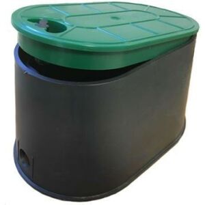 Dulap de depozitare din plastic de gradina oval 145x245x180, cu capac cu deschidere 119560032 - Irigare