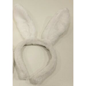 Fehér plüss nyuszi füles fejpánt jelmez kiegészítő - Asti