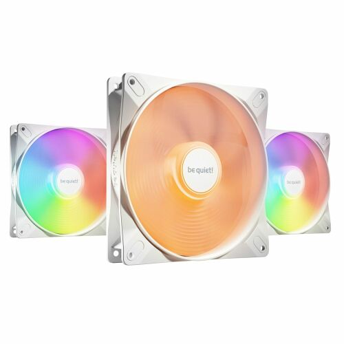 be quiet! LIGHT WINGS LX 140mm PWM White PC Case Fan 3-Pack