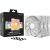 be quiet! LIGHT WINGS LX 140mm PWM High Speed White PC Case Fan 3-Pack with packaging