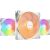 be quiet! LIGHT WINGS LX 140mm PWM High Speed White PC Case Fan 3-Pack