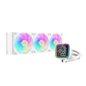 DeepCool LD360 White AIO Chłodzenie cieczą z wentylatorami RGB i wyświetlaczem cyfrowym - Wentylator do PC