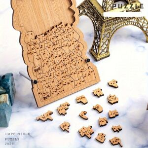 Krakó din lemn Száz Macskás 119623538 - Puzzle