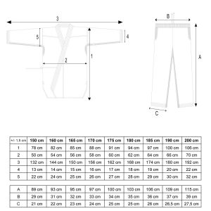 Karate-Gi szett "Air Deluxe Competition" (WKF jóváhagyva) - fehér, 190 cm-es méret 136107970 - Harcművészeti ruházat
