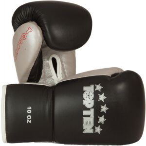 Manusi box "Profi", Top Ten, Negru-Argintiu, 10oz 119632595 - Box & Harcművészet