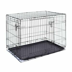 Értékcsökkentett! - Pepita összecsukható Szobakennel 58x48x42cm #fekete