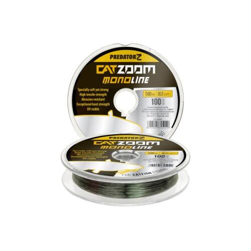 Catzoom monoline zsinór, o 0,60 mm, 100 m, 30,2 kg, zöld 119641914
