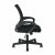Pepita ergonomic black office chair, side view