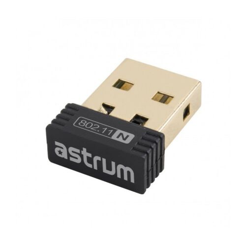Astrum NA150 nano WiFi USB adapter, 150Mbps, 2,4GHz, fekete
