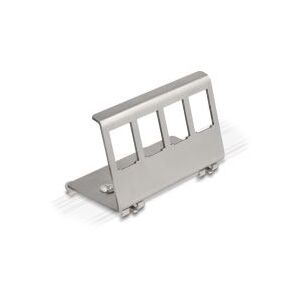 Delock  88140 Keystone fém rögzítőelem 4 portos DIN-sínhez