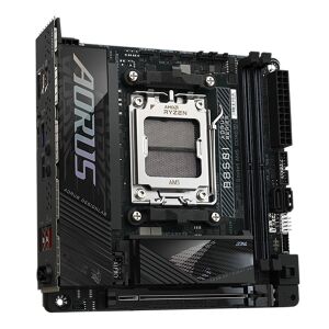 GIGABYTE AORUS B850I AORUS PRO AMD B850 mini-ITX motherboard, featuring AMD Ryzen socket AM5, DDR5 memory support, and PCIe 5.0 connectivity - Motherboard