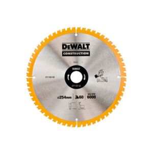 DEWALT Fűrésztárcsa fához 254 x 30 x 2,4 mm / 60T ATB 147092753 - Dewalt